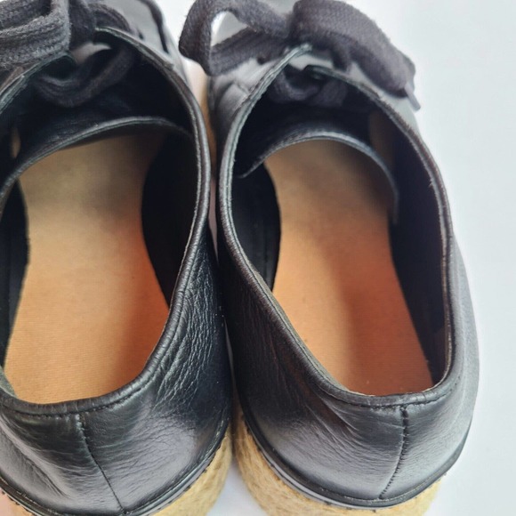 VINCE Rayner Leather Espadrille Lace Up‎ Sneakers Size 6.5 - Picture 8 of 12